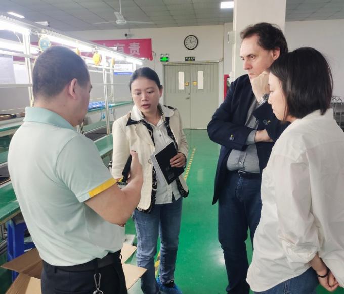 Fábrica da visita PROCET do cliente